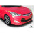 2012-2017 Hyundai Veloster Non Turbo Duraflex N Design Front Lip Spoiler - 1 Piece - image 3