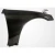 1993-1997 Honda Del Sol OEM Look Carbon Fiber Fender - image 13