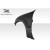 1999-2007 Ford Super Duty F250 F350 F450 F550 / 2000-2005 Ford Excursion 3.5" Off Road Bulge Front Fenders - 2 Piece - image 4