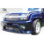 2002-2006 Chevrolet Avalanche (w/ cladding) Platinum Front Bumper - 1 Piece - image 4