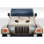 1997-2006 Jeep Wrangler Power Dome Hood - 1 Piece - image 1