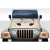 1997-2006 Jeep Wrangler Power Dome Hood - image 3