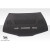1992-1996 Honda Prelude Duraflex Predator Hood - 1 Piece - image 8