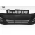 1998-2001 Volkswagen Passat R Look Front Bumper - 1 Piece - image 9