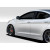 2011-2015 Hyundai Elantra Duraflex Racer Side Skirt Rocker Panels - 2 Piece - image 1