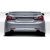 2011-2013 Hyundai Sonata Racer Rear Lip Under Air Dam Spoiler - 1 Piece - image 1