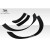 2004-2005 Subaru Impreza WRX STI Rally Front Fender Flares - 4 Piece - image 7