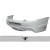2003-2010 Bentley Continental GT AF-1 Rear Bumper - image 7
