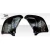1995-1998 Porsche 911 Carrera 993 C2 C4 Targa RS Look Front Add Ons Spat Bumper Extensions - 2 Piece - image 8