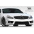 2009-2012 Mercedes SL Class R230 SL65 Look Front Bumper - 1 Piece - image 3