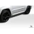 2005-2010 Jeep Grand Cherokee SRT Look Side Skirt Rocker Panels - 2 Piece - image 3