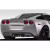 2005-2013 Chevrolet Corvette C6 Duraflex Stingray Look Roof Window Rail Halo Kit 3 Piece