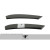 2011-2016 BMW 5 Series F10 4DR Carbon AF-3 Rear Add Ons Spat Extensions ( CFP ) - 2 Piece (S) - image 4