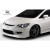 2006-2011 Honda Civic 4DR JDM Type JS Type R Conversion Front Lip Under Spoiler Air Dam - 1 Piece - image 1