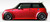 2002-2006 Mini Cooper / Cooper S R50 R53 2005-2008 Cooper convertible R52 Duraflex Type Z Wide Body Fender Flares 6 Piece