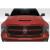 2009-2018 Dodge Ram 1500 Duraflex RK-S Ram Air Hood - 1 Piece - image 1