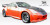 2003-2008 Nissan 350Z Z33 Duraflex Vader 3 Wide Body Front Fender Flares 2 Piece