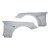 2003-2012 Mercedes SL Class R230 AF-Signature 2 Series Wide Body Conversion Front Fenders ( GFK ) - 2 Piece - image 3