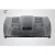 2002-2008 Dodge Ram DriTech Viper Look Hood - 1 Piece - image 3