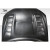 2008-2011 Subaru Impreza 2008-2014 WRX STI Duraflex VR-S Hood - 1 Piece - image 6