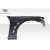 2007-2013 Infiniti G Sedan G25 G35 G37 Duraflex W-1 Fenders - 2 Piece - image 7