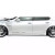 2007-2009 Lexus LS Series LS460 Duraflex W-1 Body Kit (short wheelbase) 4 Piece