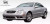 2003-2009 Mercedes CLK W209 Duraflex W-1 Body Kit 6 Piece