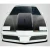 1982-1992 Pontiac Firebird ZL1 Look Carbon Fiber Hood - image 1
