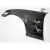 2005-2013 Chevrolet Corvette ZR Edition Carbon Fiber Fender - image 7