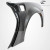 2005-2013 Chevrolet Corvette C6 Carbon Creations ZR Edition Rear Fenders - 2 Piece - image 7