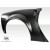 2005-2013 Chevrolet Corvette C6 ZR Edition Rear Fenders - 2 Piece - image 8