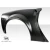 2005-2013 Chevrolet Corvette C6 ZR Edition Rear Fenders - 2 Piece - image 8