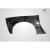 2005-2013 Chevrolet Corvette ZR1 Look Carbon Fiber Fender Flare - image 7