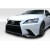 2013-2015 Lexus GS F Sport Duraflex X-5 Front Splitter - 2 Piece - image 3