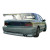 1989-1993 Mitsubishi Galant Cyber Rear Bumper - 1 Piece (S) - image 1