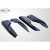 2010-2014 Honda Insight Polyurethane Vortex Side Add Ons Spat Extensions - 4 Piece (S) - image 12