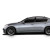 2007-2009 Infiniti G Sedan Polyurethane Vortex Side Add Ons Spat Extensions - 2 Piece (S) - image 7