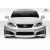 2008-2014 Lexus IS-F W-1 Front Bumper - 1 Piece - image 3