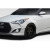 2012-2017 Hyundai Veloster Turbo Duraflex Envision Front Fender Flares - 4 piece - image 3