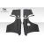 1989-1994 Nissan Skyline 4DR R32 X Factor Rear Fender Flares - 4 Piece - image 3