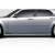 2005-2010 Chrysler 300 300C Bomber Side Skirts Rocker Panels - 2 Piece - image 1