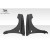 2004-2005 Subaru Impreza WRX STI 4DR WRC Look Wide Body Front Fender - 2 Piece - image 3