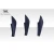 2013-2020 Scion FR-S Toyota 86 Subaru BRZ GT500 V3 Rear Bumper Canards - 6 Piece - image 7