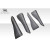 2003-2007 Infiniti G Coupe G35 Vader Side Skirts Rocker Panels Add Ons Spat Extensions - 4 Piece - image 5