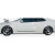 1998-2002 Mercedes CLK W208 AMG Look Side Skirts Rocker Panels - 2 Piece - image 3