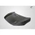 2017-2021 Honda Civic Type R OEM Look Carbon Fiber Hood - image 3