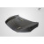 2017-2021 Honda Civic Type R Carbon Creations OEM Look Hood - 1 Piece - image 8