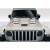 2018-2025 Jeep Wrangler JL Gladiator JT Viper Look Hood - 1 Piece - image 1