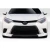 2014-2016 Toyota Corolla Zeta Front Lip Under Spoiler ( base model only ) - 3 Piece - image 3
