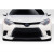 2014-2016 Toyota Corolla Zeta Front Lip Under Spoiler ( base model only ) - 3 Piece - image 1